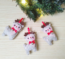 Carica l'immagine nel visualizzatore di Gallery, Renne di Natale, decorazioni albero, palline albero SabrinaDesign