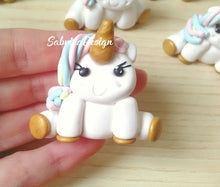 Carica l'immagine nel visualizzatore di Gallery, Bomboniera unicorno, bomboniera battesimo, bomboniera nascita, bomboniera comunione, compleanno unicorno SabrinaDesign
