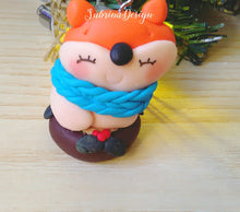 Load image into Gallery viewer, Addobbo Natale volpe, addobbi natalizi, addobbi albero Natale SabrinaDesign
