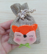 Carica l'immagine nel visualizzatore di Gallery, Bomboniera volpe, sacchetti bomboniere, bomboniera battesimo, sacchetto confetti SabrinaDesign