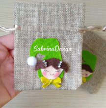 Carica l'immagine nel visualizzatore di Gallery, Sacchetto Natale con elfo, sacchetti profumati, sacchetti regalo, sacchetti elfi, sacchetti Natale SabrinaDesign