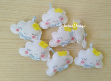 Carica l'immagine nel visualizzatore di Gallery, Bomboniera nuvola, bomboniere battesimo bimbo SabrinaDesign
