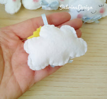 Carica l'immagine nel visualizzatore di Gallery, Bomboniera nuvola, bomboniere battesimo bimbo SabrinaDesign