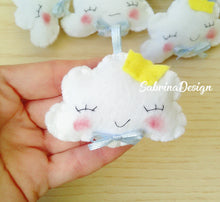 Carica l'immagine nel visualizzatore di Gallery, Bomboniera nuvola, bomboniere battesimo bimbo SabrinaDesign