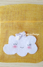 Carica l'immagine nel visualizzatore di Gallery, Sacchetti battesimo, sacchetto nuvola, bomboniera battesimo, sacchetti confetti, bomboniere nascita SabrinaDesign