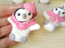Load image into Gallery viewer, Cake topper pinguini, cake topper nascita SabrinaDesign