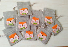 Carica l'immagine nel visualizzatore di Gallery, Bomboniera volpe, sacchetti bomboniere, bomboniera battesimo, sacchetto confetti SabrinaDesign