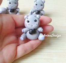 Load image into Gallery viewer, Bomboniera ippopotamo, bomboniera comunione, bomboniera battesimo bimbo SabrinaDesign