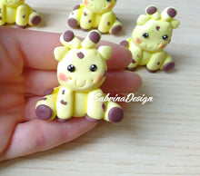 Load image into Gallery viewer, Bomboniera giraffa, bomboniere nascita, bomboniere battesimo, bomboniere comunione SabrinaDesign