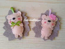 Load image into Gallery viewer, Bomboniera riccio bimbo, bomboniere battesimo, bomboniere nascita SabrinaDesign