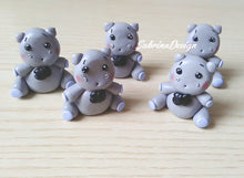 Load image into Gallery viewer, Bomboniera ippopotamo, bomboniera comunione, bomboniera battesimo bimbo SabrinaDesign