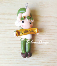 Carica l'immagine nel visualizzatore di Gallery, Elfo di Natale, elfo per albero, palline Natale SabrinaDesign