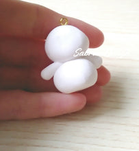 Carica l'immagine nel visualizzatore di Gallery, Pupazzo di neve ciondolo, decorazione albero, regalo Natale, palline albero, ciondoli Natale SabrinaDesign