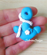 Load image into Gallery viewer, Bomboniera ancora, bomboniere nascita, bomboniere battesimo, bomboniere comunione, bomboniere cresima SabrinaDesign