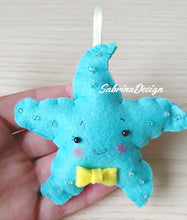 Carica l'immagine nel visualizzatore di Gallery, Bomboniera stella marina, bomboniera battesimo, bomboniera nascita, stella marina bimbo, bomboniere mare SabrinaDesign