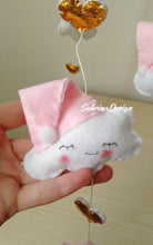 Load image into Gallery viewer, Giostrina culla nuvole, giostrina con musica, giostrina bimba stelle e nuvole