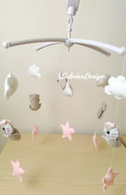 Load image into Gallery viewer, Giostrina culla volpe, giostrina con musica, giostrina volpe e nuvole