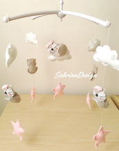 Load image into Gallery viewer, Giostrina culla volpe, giostrina con musica, giostrina volpe e nuvole