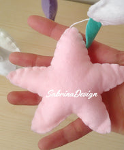 Load image into Gallery viewer, Giostrina culla coniglietto, giostrina con musica, giostrina luna e stelle