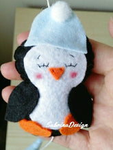 Load image into Gallery viewer, Giostrina culla pinguini, giostrina con musica, giostrina stelle e nuvole