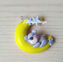Load image into Gallery viewer, Bomboniera luna e orsetto, bomboniere battesimo, bomboniere nascita bimbo SabrinaDesign