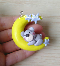 Load image into Gallery viewer, Bomboniera luna e orsetto, bomboniere battesimo, bomboniere nascita bimbo SabrinaDesign
