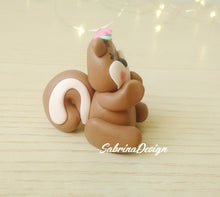 Carica l'immagine nel visualizzatore di Gallery, Bomboniera scoiattolo, bomboniere battesimo SabrinaDesign