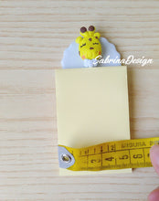 Carica l'immagine nel visualizzatore di Gallery, Bomboniera block notes con giraffa, bomboniere nascita, bomboniere battesimo, bomboniere comunione SabrinaDesign