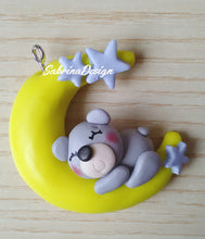 Load image into Gallery viewer, Bomboniera luna e orsetto, bomboniere battesimo, bomboniere nascita bimbo SabrinaDesign