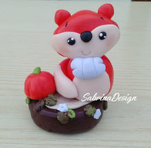 Load image into Gallery viewer, Cake topper volpe, torta nascita, topper battesimo, cake topper compleanno SabrinaDesign
